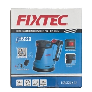 Slefuitor Orbital FIXTEC 20V Cu Acumulator si Vibratii Aleatorii - Img 3