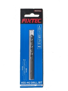 Burghiu pentru metal HSS-M2 FIXTEC 5 mm