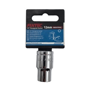 Cap Tubular Hexagonal Fixtec 1/2" 12x38mm