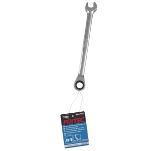 Cheie combinata cu clichet flexibil FIXTEC 9 mm cu mecanism 72 dinti - Img 2