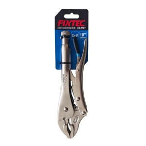 Cleste de blocare automata FIXTEC 10" cu falci curbate