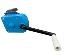 Dispozitiv manual cu clichet, albastru, pentru aerisire solar