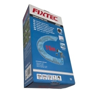 Furtun gradina spiralat FIXTEC 15m, EVA, cu pistol 8 moduri - Img 7