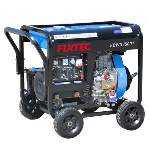 Generator Diesel 2 in 1 cu Optiune de Sudura, Monocilindru, Motor 4 Timpi