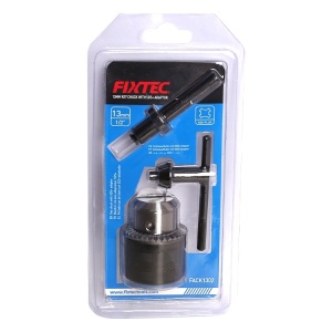 Mandrina FIXTEC cu cheie 1,5‑13 mm si adaptor SDS‑Plus