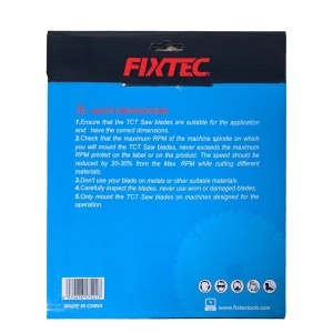 Pan Disc TCT FIXTEC 8 1/4", 210x30mm, 60 dinti, pentru lemn si aluminiu - Img 2