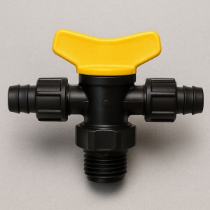 Robinet cu 3 iesiri tip T pentru furtun Layflat - Img 2
