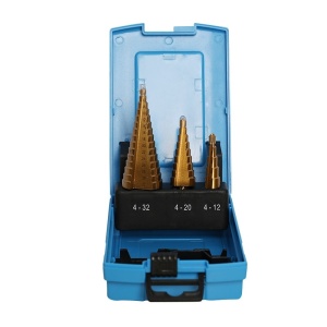 Set 3 burghie in trepte FIXTEC, 4-32mm, in cutie din plastic - Img 5