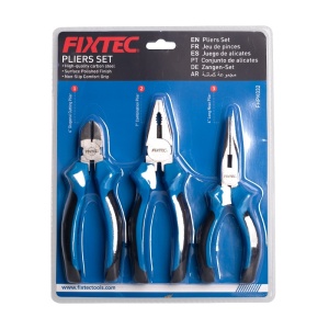 Set 3 clesti FIXTEC 7", 6" si 6" - combinat, taietor, cu varf lung - Img 2