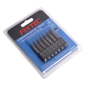 Set 7 biti Torx FIXTEC S2 50 mm - Img 2