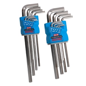 Set FIXTEC 9 imbusuri metrice 1.5‑10 mm din CR‑V - Img 6