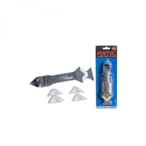 Spatula multifunctionala FIXTEC 3‑in‑1 pentru silicon si resturi