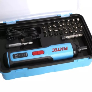 Surubelnita electrica reincarcabila FIXTEC 4V, baterie Li-ion 1500mAh, LED frontal, cablu USB-C 1.5m - Img 2