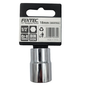 Cap impact tubular FIXTEC 18 mm, prindere 1/2 - Img 3