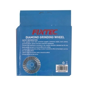 Disc diamantat pentru slefuire continua FIXTEC 125x22.23mm, grosime 5mm - Img 4