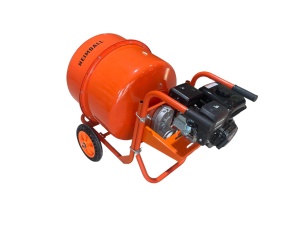 Malaxor de beton 240L tip carucior, motor benzina 4 timpi, Heimdall