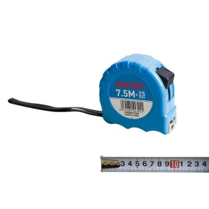 Ruleta metalica FIXTEC 7.5 m x 25 mm cu blocare automata
