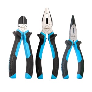 Set 3 clesti FIXTEC, Cr-V, finisaj negru