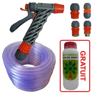 Set Irigatii de Baza - furtun, pistol si conectori