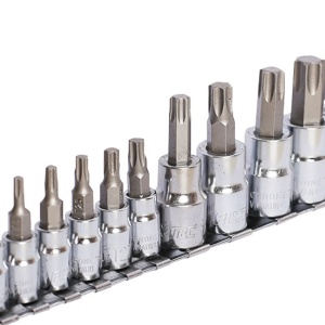 Set Torx 11 piese FIXTEC 1/4" & 3/8" CR-V - Img 4