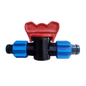 Valva Rosie Profesionala 16mm pentru Conectare Sisteme de Picurare