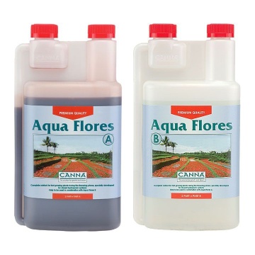CANNA Aqua Flores A+B - îngrășământ complet pentru înflorire