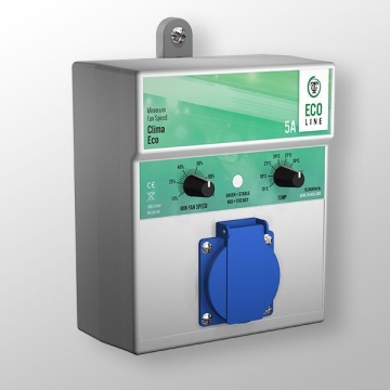 Controler TechGrow Clima Micro Plus 5A pentru temperatură și viteza ventilatorului