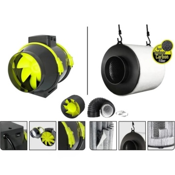 Kit complet de cultivare GARDEN HIGHPRO GROWKIT 120H (120 × 60 × 180 cm) - cu LED, ventilație, filtrare și control climat