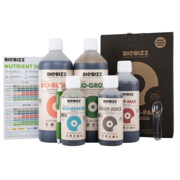 Pachet BioBizz Starter - pachet pentru înrădăcinare, creștere și înflorire