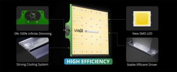 VIPARSPECTRA P600 100W LED -  Lumină horticolă led cu Infrarosu și dimmer integrat