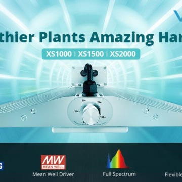 Viparspectra XS2000 220W – lampă LED pentru plante, cu spectru complet