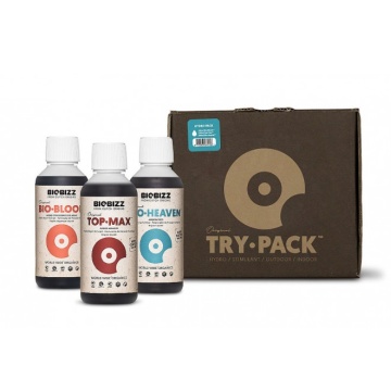 BioBizz Try Pack Hydro - pachet de îngrășăminte și suplimente pentru hidroponie și aeroponie