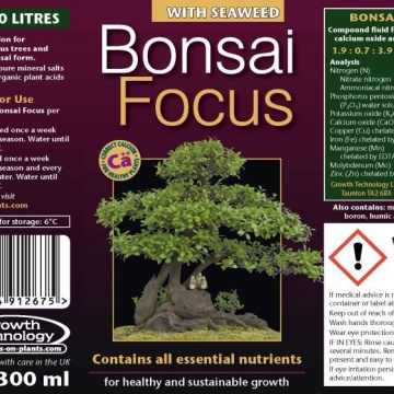 Îngrășământ pentru Bonsai - Growth Technology Bonsai Focus - Img 2