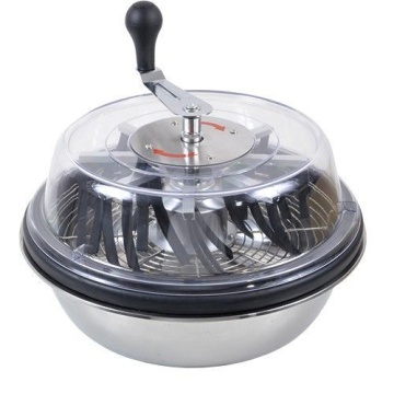 Mașină manuală de tuns plante - trimmer silențios de 40 cm cu capac din sticlă