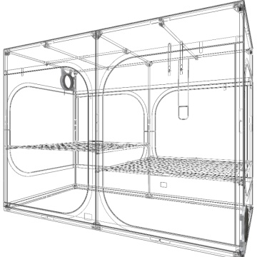 Secret Jardin DR300W - Cort de cultivare 297 × 150 × 217 cm cu Mylar M400D 