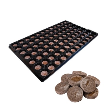 Set Tavă Jiffy de germinare și propagare cu 84 de alveole + 84 de pastile de turbă Jiffy-7