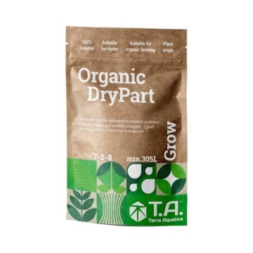 Terra Aquatica Organic DryPart Grow 0.4kg – îngrășământ pulbere pentru creștere