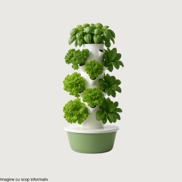 Turn aeroponic modular cu 5 niveluri – pentru 20 de plante
