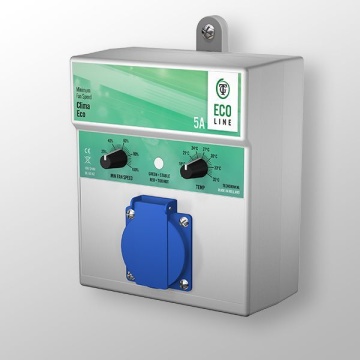 Controler TechGrow Clima Micro Plus 5A pentru temperatură și viteza ventilatorului