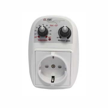 Controlerul de temperatură și viteză minimă GSE 5A - regulator pentru ventilatoare de evacuare de până la 1150W