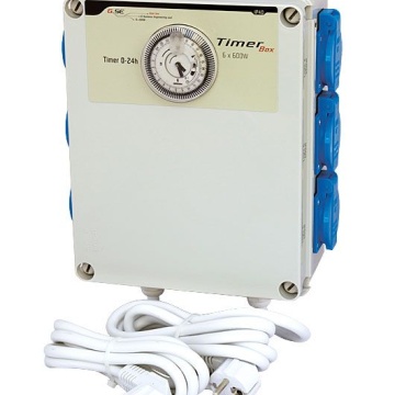 G-Systems Timer Box 6 x 600W - Controler industrial pentru iluminat horticol cu temporizare