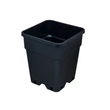 Ghiveci negru pătrat Senkap