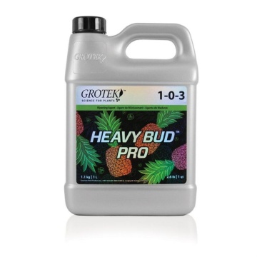 Grotek HEAVY BUD PRO 1l - Stimulent pentru faza de înflorire târzie și fructificare a plantelor
