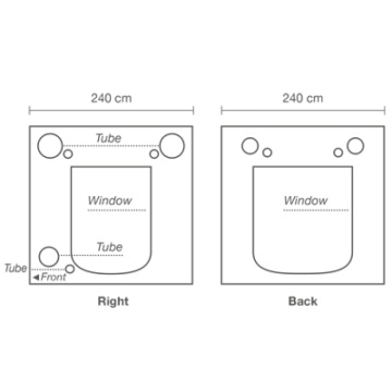 Cort de cultivare Homebox Ambient Q240+ 