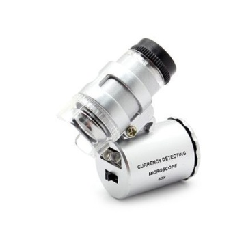 Microscop de buzunar 45x - instrument compact cu focalizare reglabilă și iluminare LED pentru verificarea plantelor