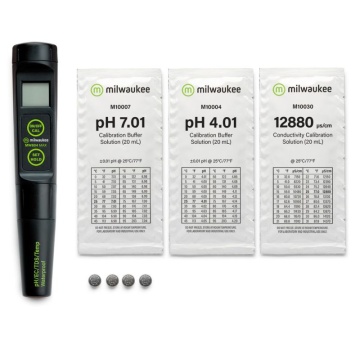 Milwaukee MW804 MAX - Tester pH / EC / TDS / Temperatură