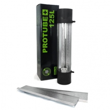 Reflector răcit cu aer PROTUBE 125 Mare - pentru becuri horticole MH, HPS și Dual Spectrum 400W
