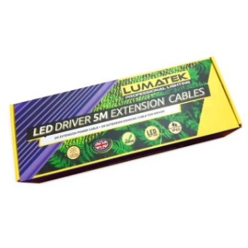 Set 2 cabluri de prelungire, 5m,  LUMATEK LED Driver Control