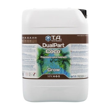 Terra Aquatica DualPart Coco Grow 10L - îngrășământ bicomponent pentru culturile în cocos