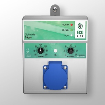 Controler compact Techgrow T-Nano CO2  pentru dozarea automată a dioxidului de carbon